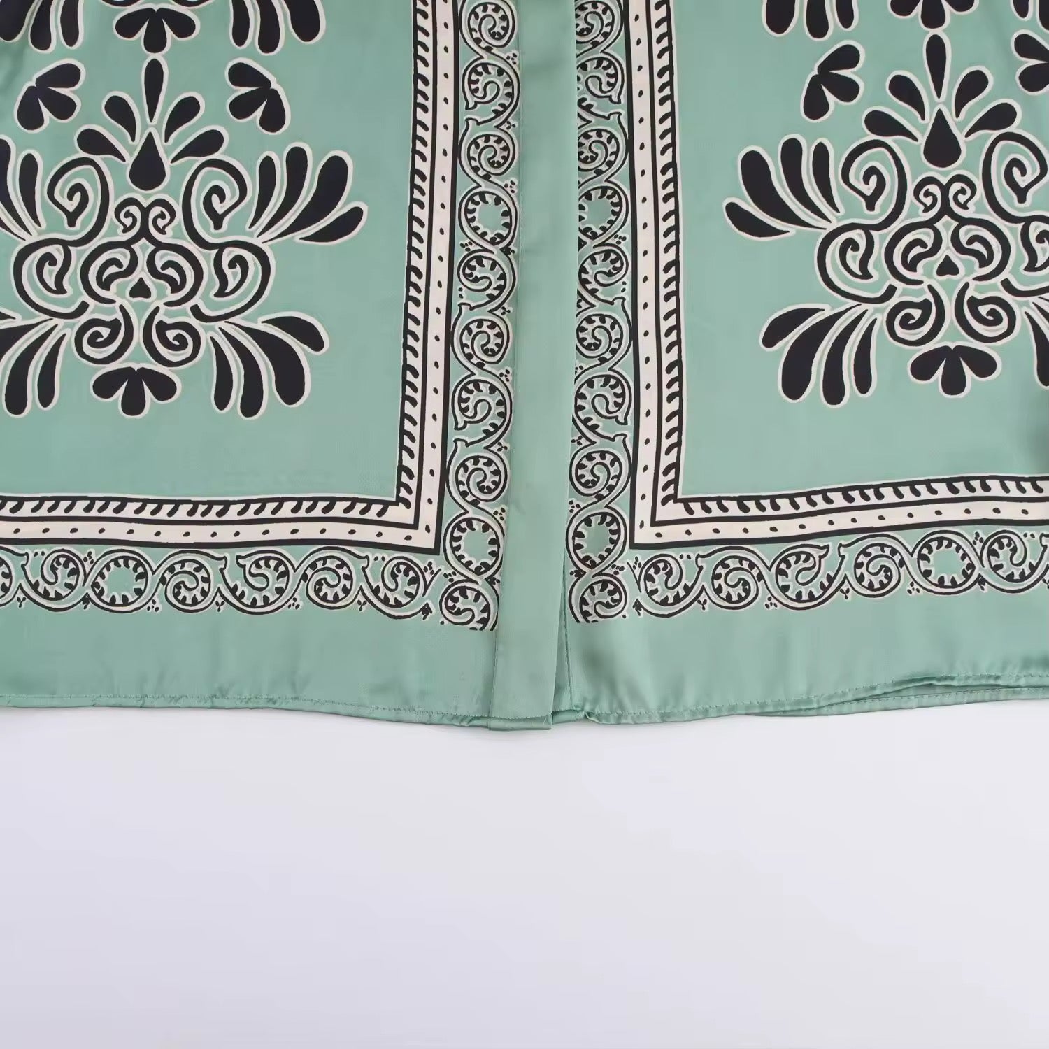 ALDINA – Zweiteiliges Set mit fließendem Hemd & weiter Hose