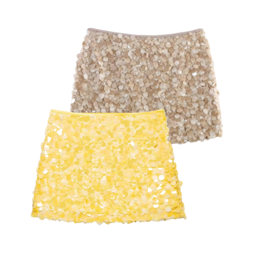 SUMMER -  Pailletten Minirock