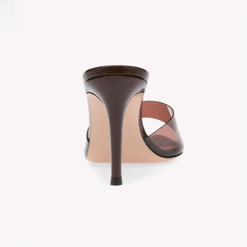 SELENE - Transparente High Heel Sandale