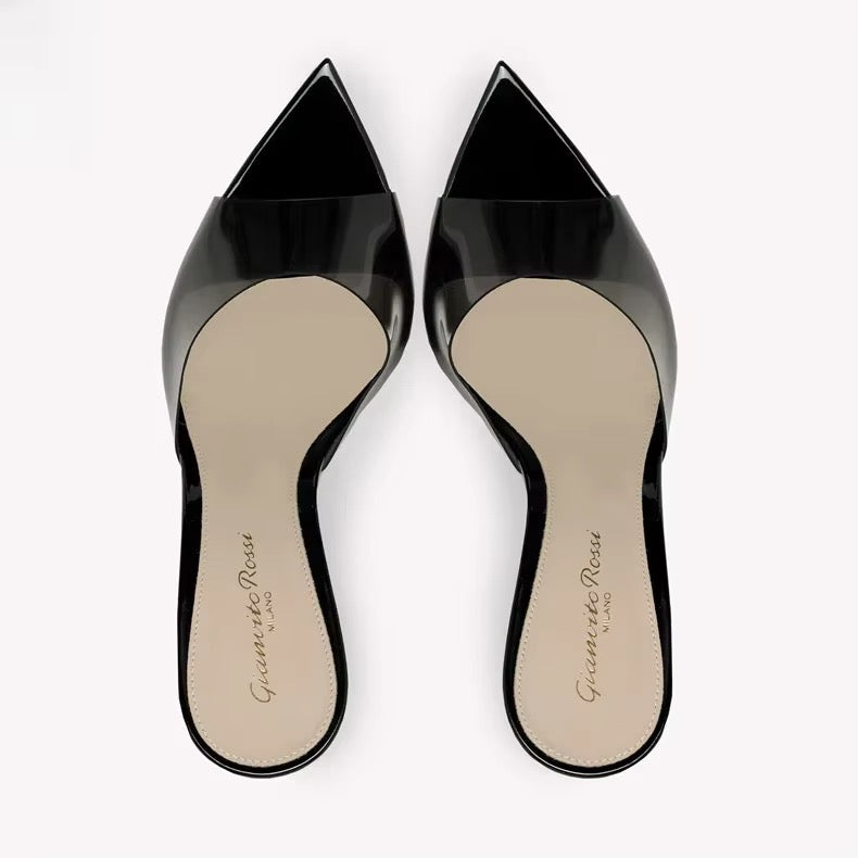 SELENE - Transparente High Heel Sandale