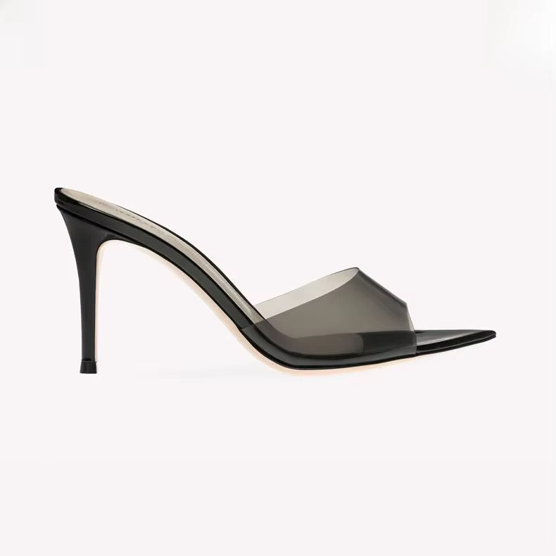 SELENE - Transparente High Heel Sandale