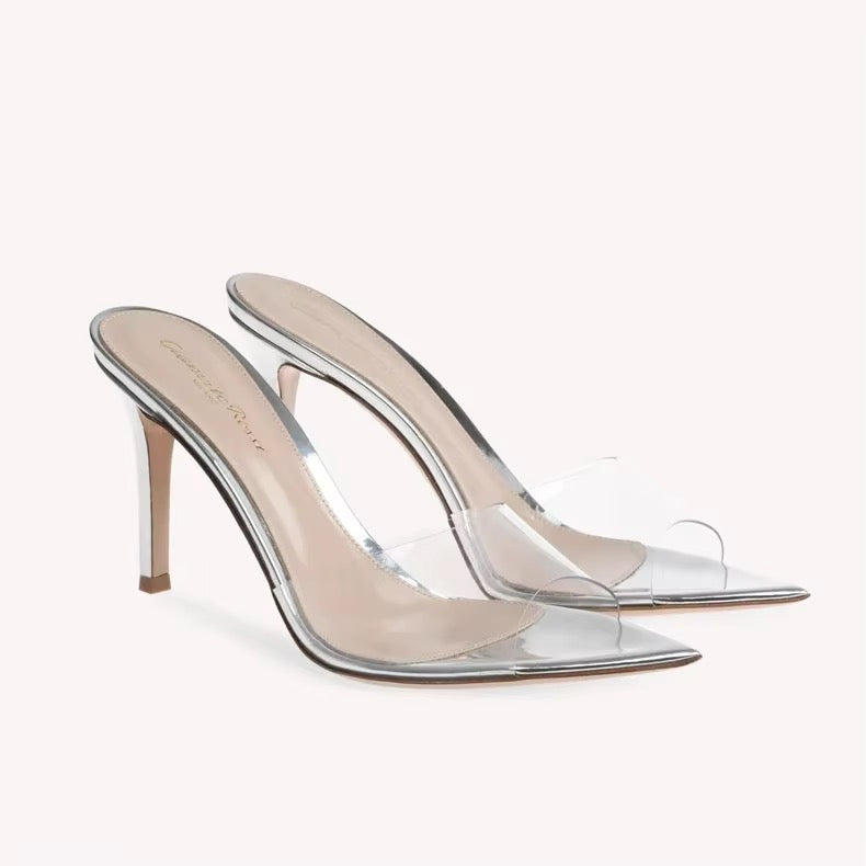 SELENE - Transparente High Heel Sandale
