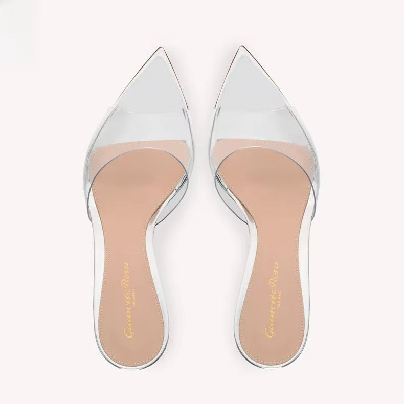 SELENE - Transparente High Heel Sandale