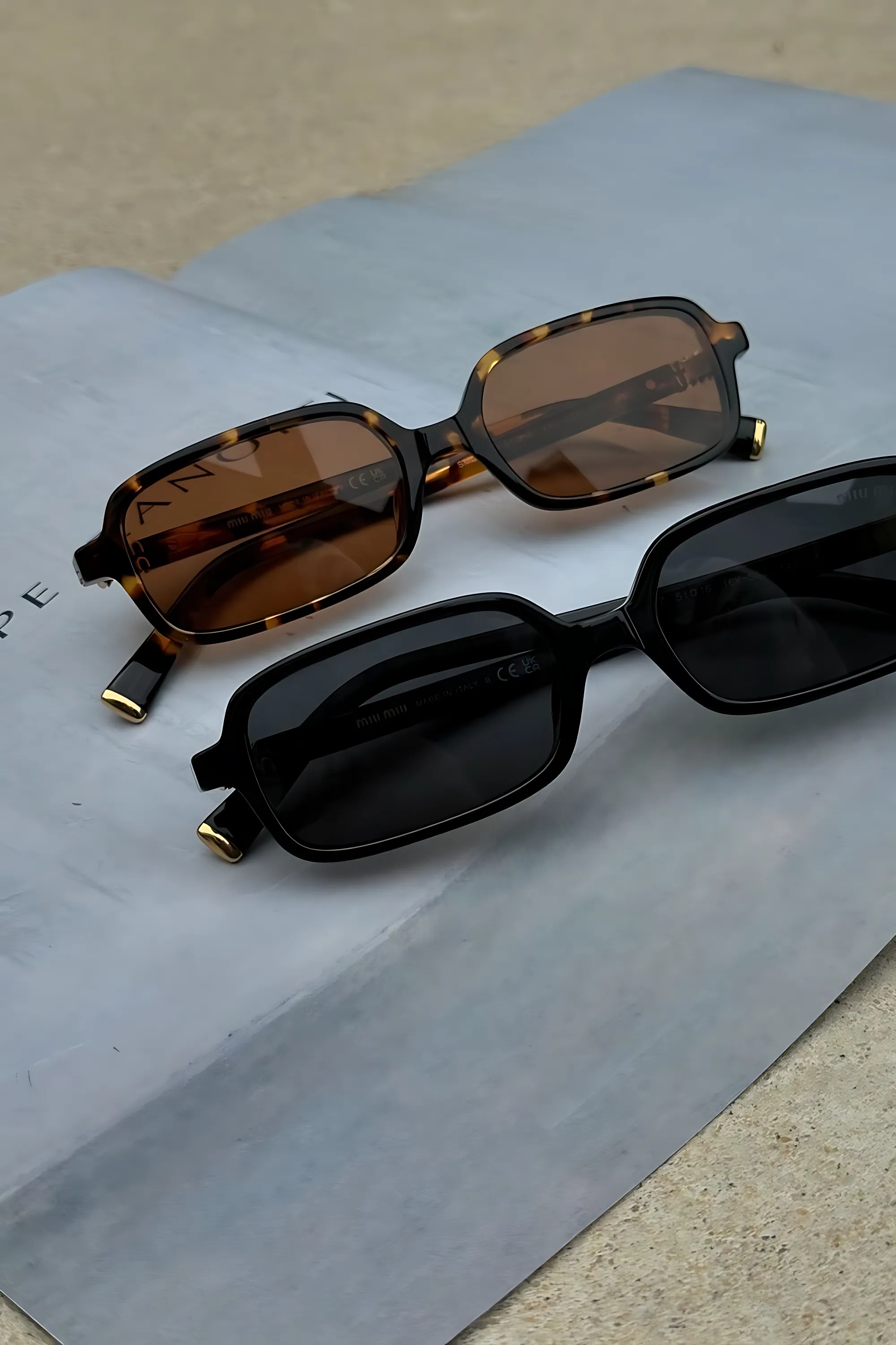 ANASTASIA - Rechteckige UNISEX Sonnenbrille