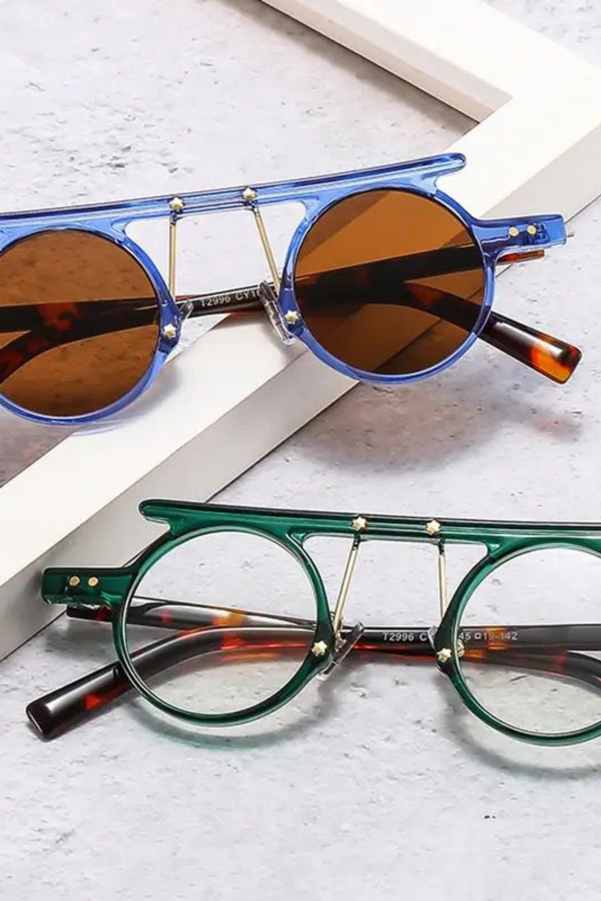 ARTY - Unisex statement sunglasses / prescription glasses without prescription