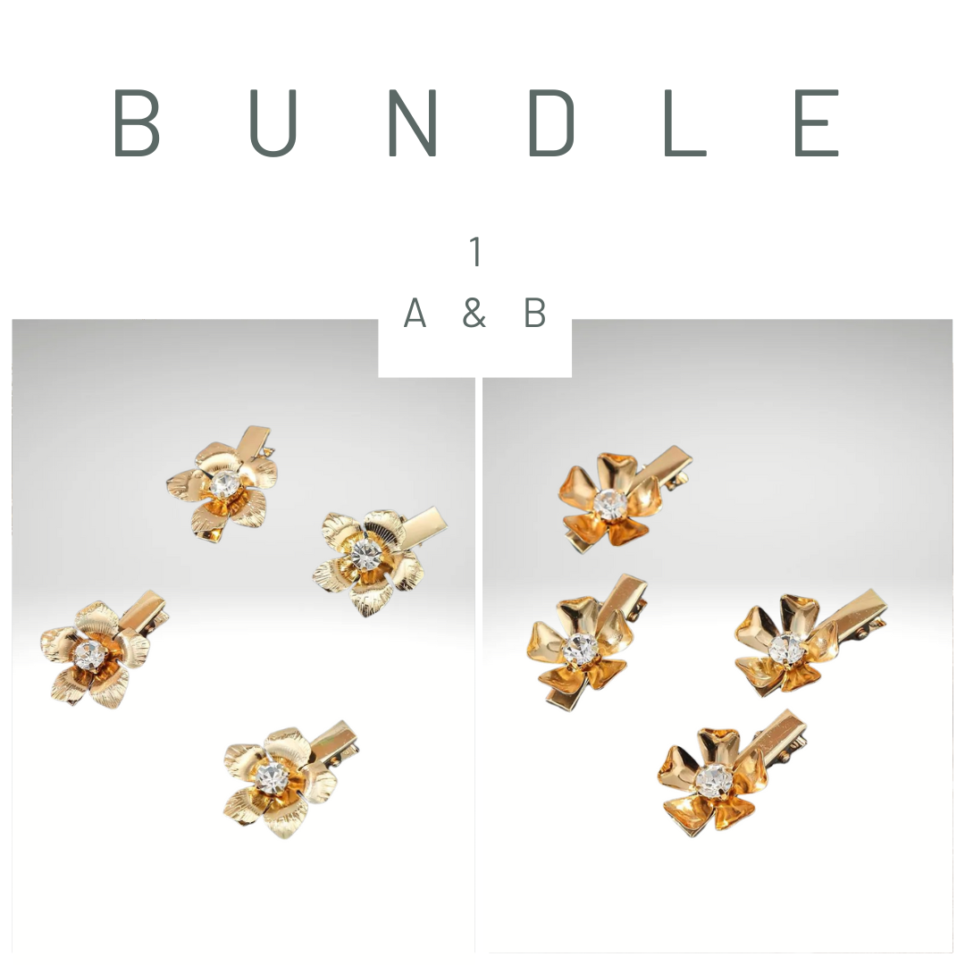 GOLDIE - Hair clips in different shapes
