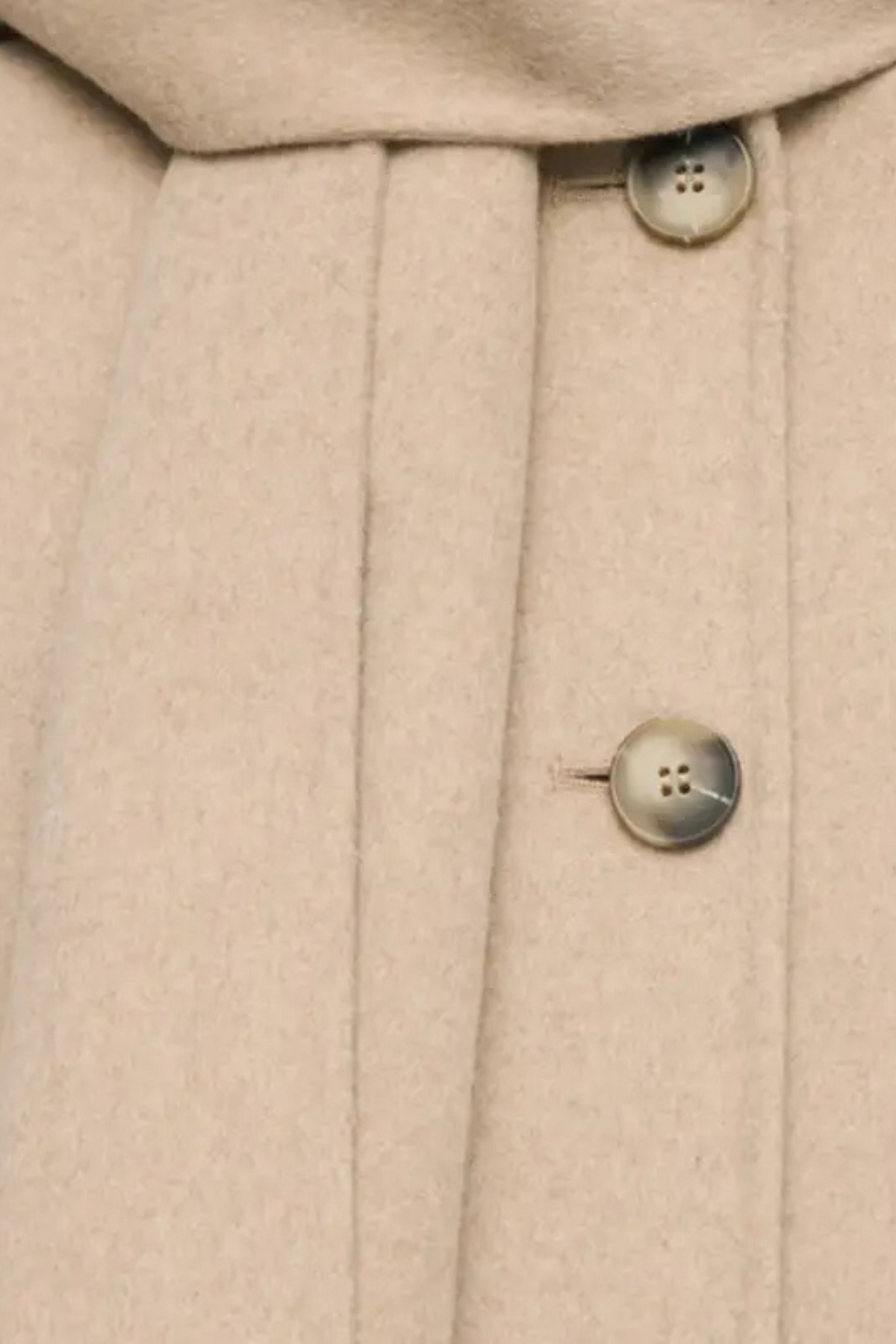 MARIA - Jacket with scarf in wool look