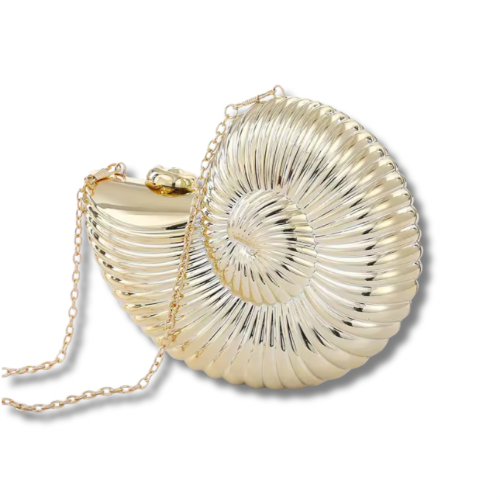 SERAPHINA – Designer-Clutch in Muschelform