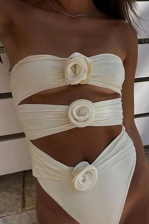 TROIS FLEURS - Badeanzug