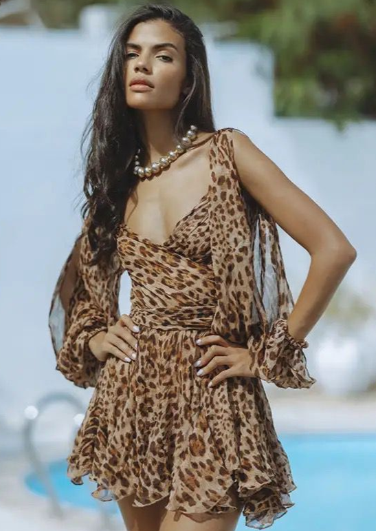 TRACY - JUMPSUIT aus Chiffon