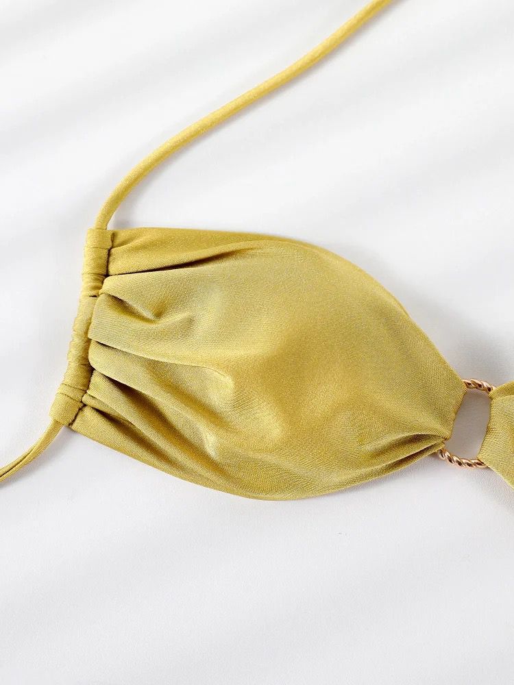 DONA - Bikiniset mit Falten und Ringdetails