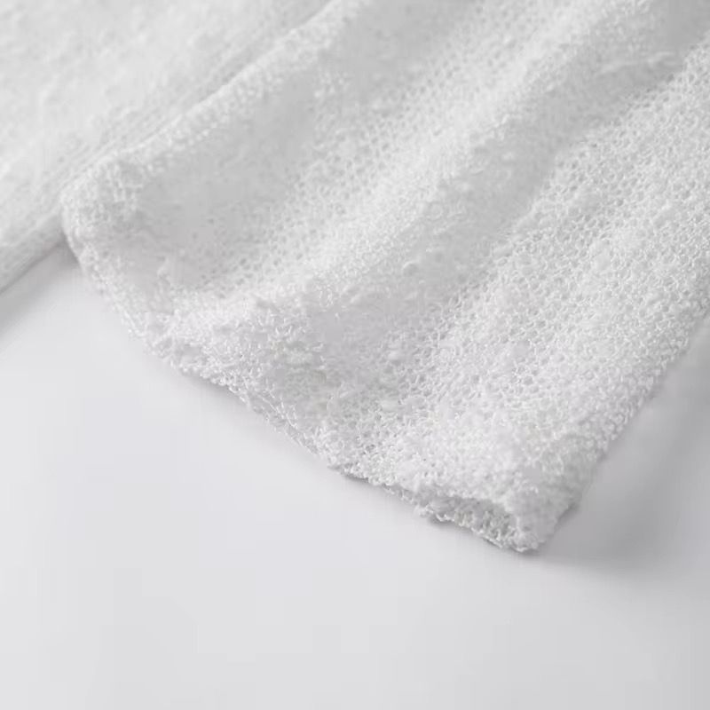 KELLY - Mini Strickkleid mit Carmenausschnitt