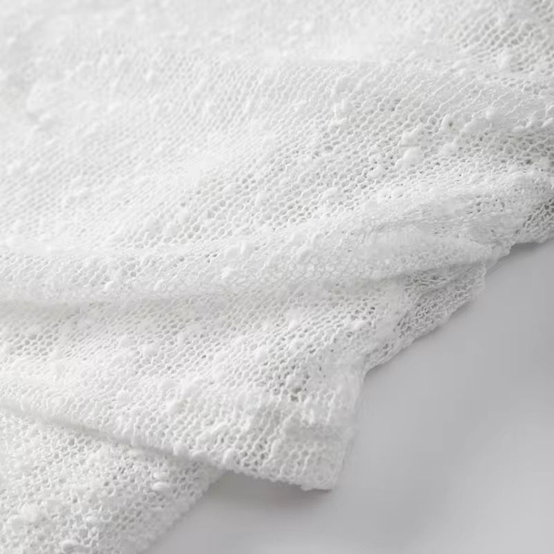 KELLY - Mini Strickkleid mit Carmenausschnitt