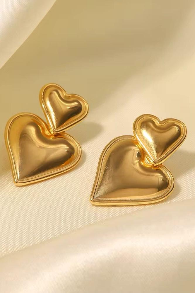 HEART COLLECTION– Zeitlose Eleganz Edelstahl in 18 Karat Vergoldung
