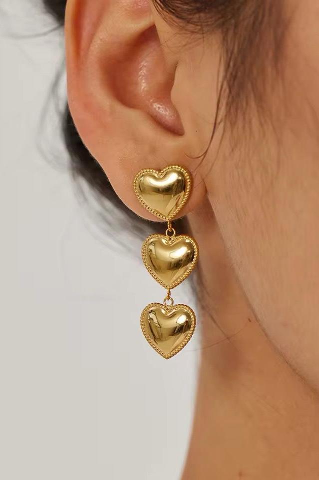 HEART COLLECTION– Zeitlose Eleganz Edelstahl in 18 Karat Vergoldung