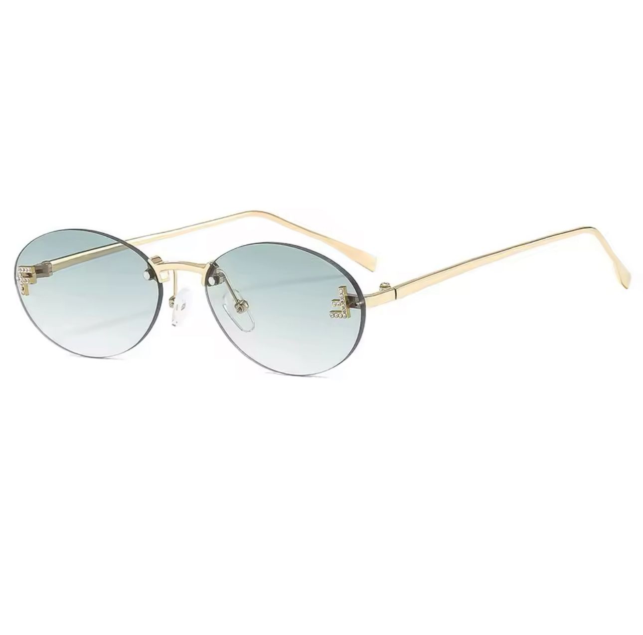 EGLE - Sunglasses with golden frames and colored lenses
