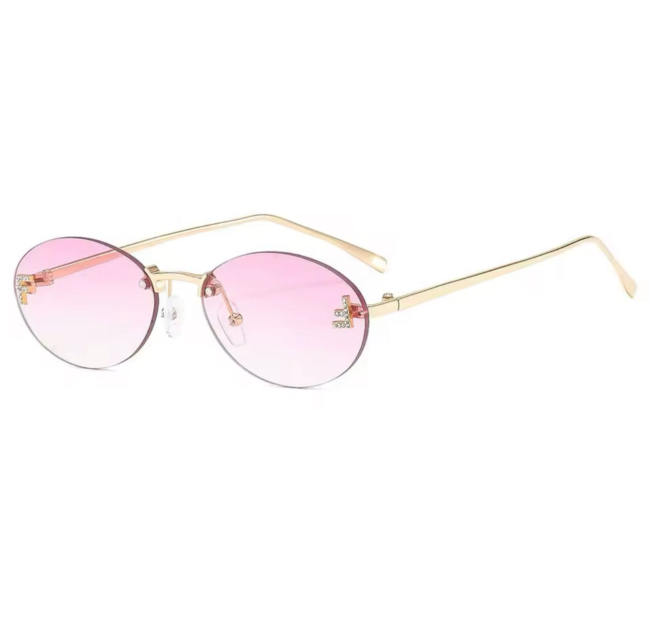 EGLE - Sonnenbrille mit goldenen Rahmen und farbigen Gläsern