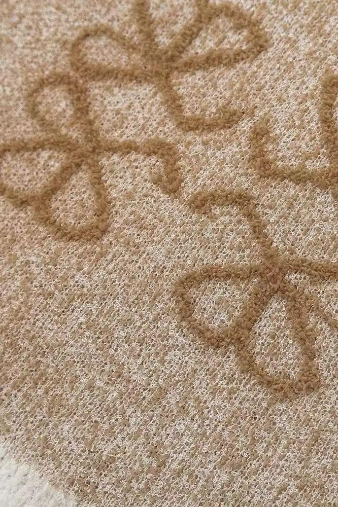 LUNA - Round neck slim fit jacquard tank top