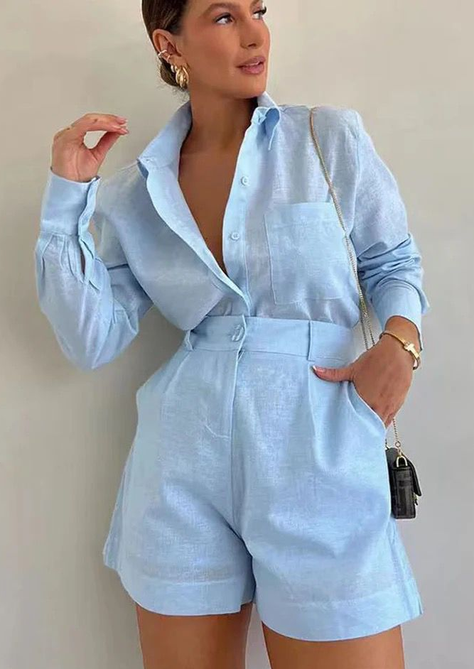 NIZZA - Kombiset Short & Bluse